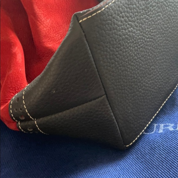 Red and Black Suede Dooney and Burke - Picture 3 of 8